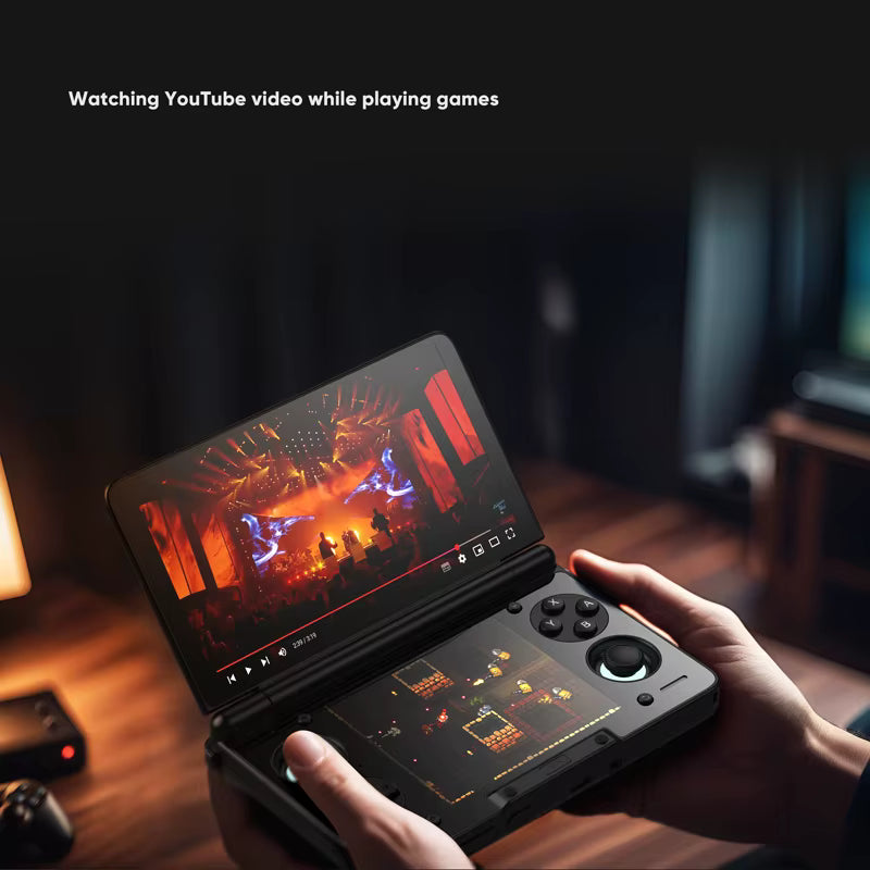 DualPro - Handheld Dual Screen Clamshell 6'' AMOLED Screen 1080p Gaming